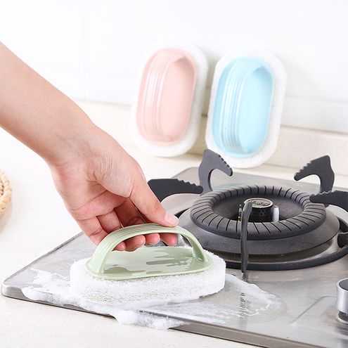 MAGIC CLEANING BRUSH WITH HANDLE MAGIC SPONGE WIPE CREATIVE FOR ...