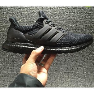 ultra boost triple black gold