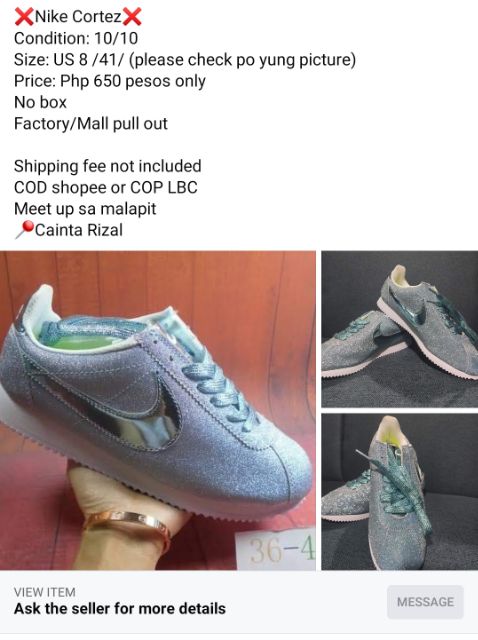 nike cortez mall price