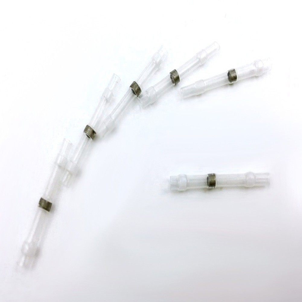 10pcs Practical Electrical Waterproof Seal Heat Shrink Butt Terminals Solder Sleeve Wire Connectors