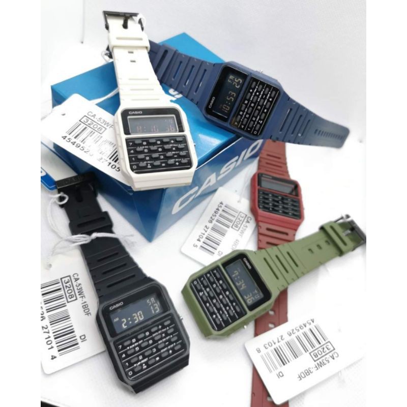 101 Original Casio Watch Calculator Ca 53wf 1bdf Shopee Philippines