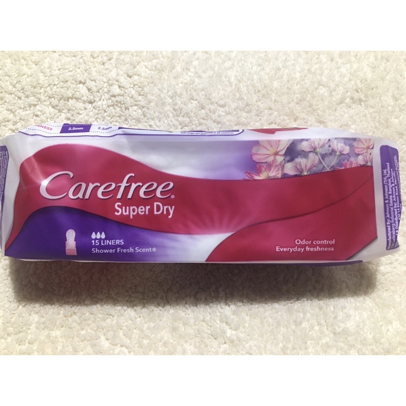 Carefree Super Dry 15 liners shower fresh scent Shopee Philippines