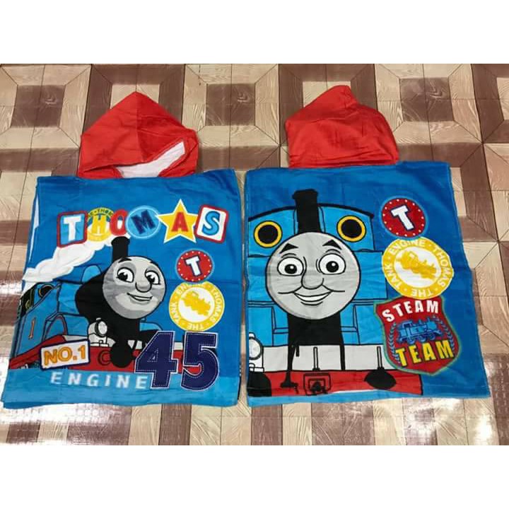 thomas the train hooded towel