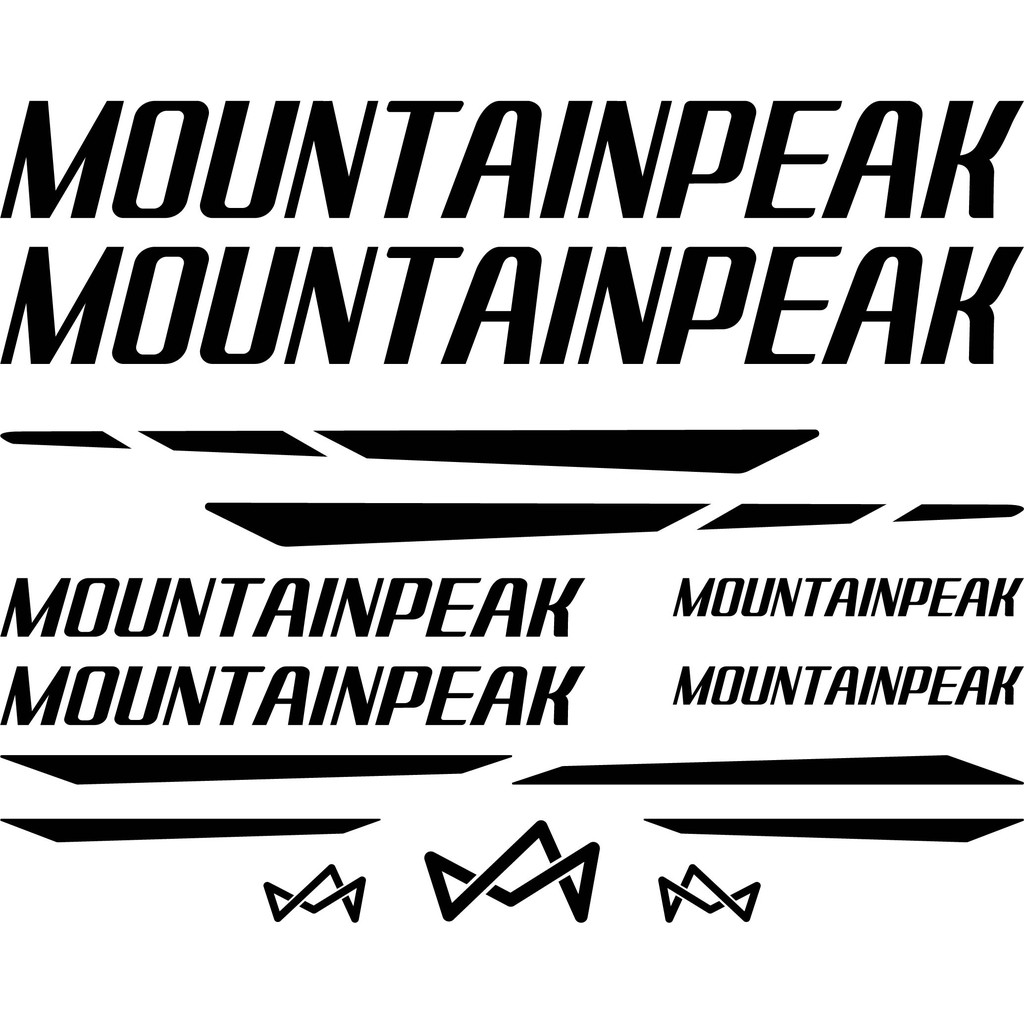 MOUNTAINPEAK FRAME DECALS FOR MTB | Shopee Philippines