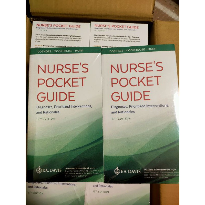 Nurses Pocket Guide (NANDA) 15th Edition Shopee Philippines