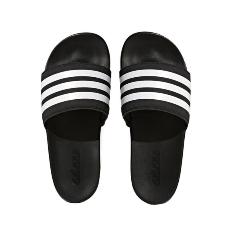 Original Adidas Adilette Comfort Slide Black/White & Triple Black ...