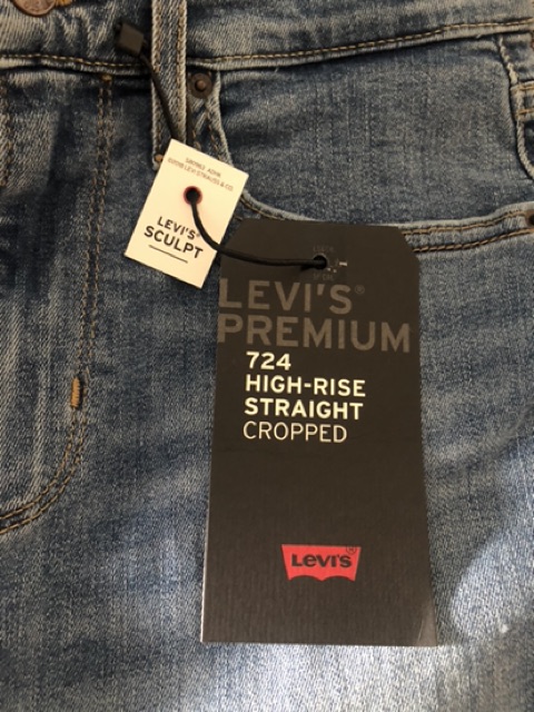 levis high rise straight