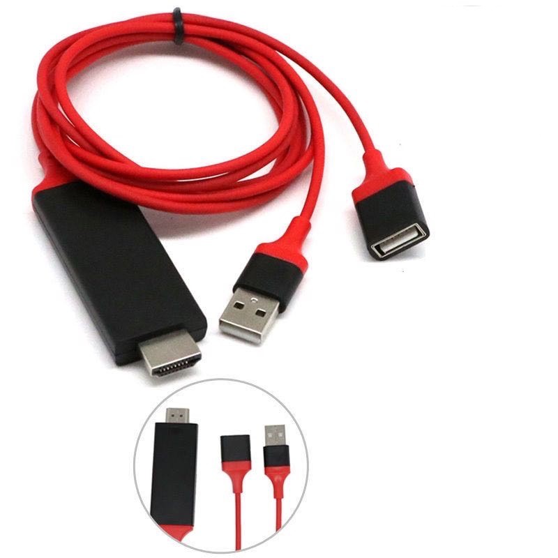 1M Universal Phone to TV 1080P HDMI Cable 3 in 1 Micro USB/HDMI/HML