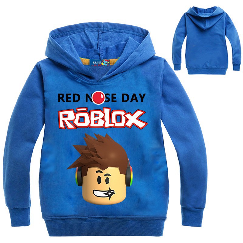 Roblox Red Nose Day Kids Boy Hoodie Costume Sweatshirt - 