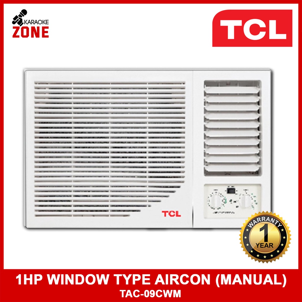 TCL TAC 09CWM 1 HP Window Type Air Conditioner (Manual) / TCL Air con