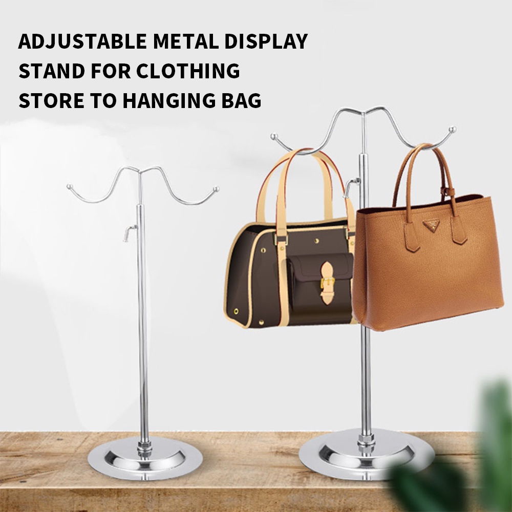 Bag Stand Holder Hanging Bags Display Desk Table Bag Organizer | Shopee ...