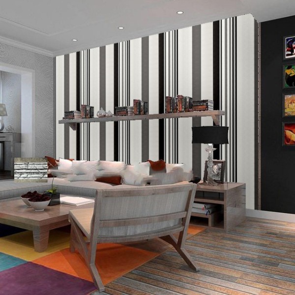 Trendsetter Wallpaper 10M*45CM PVC Self adhesive Waterproof Black