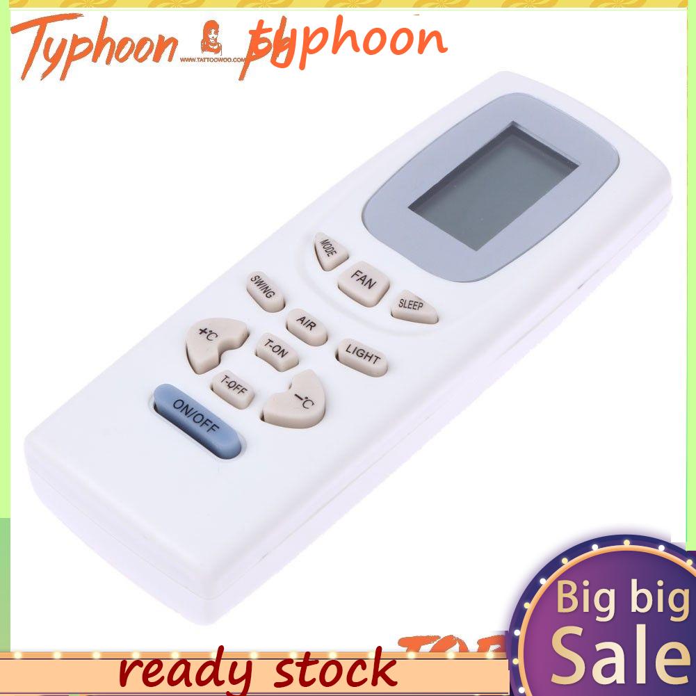 Typhoon For GREE Y512F2 Y512F Y512 KTGL002 Replacement Air Conditioner Remote Control Shopee