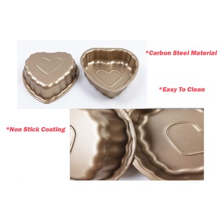Malaysia Seller/4” Small Heart Bakeware Mold/Baking Mould/Bakeware mold Cake Pan/Cheese Cake Mold/Cupcake Mold/pizza #3