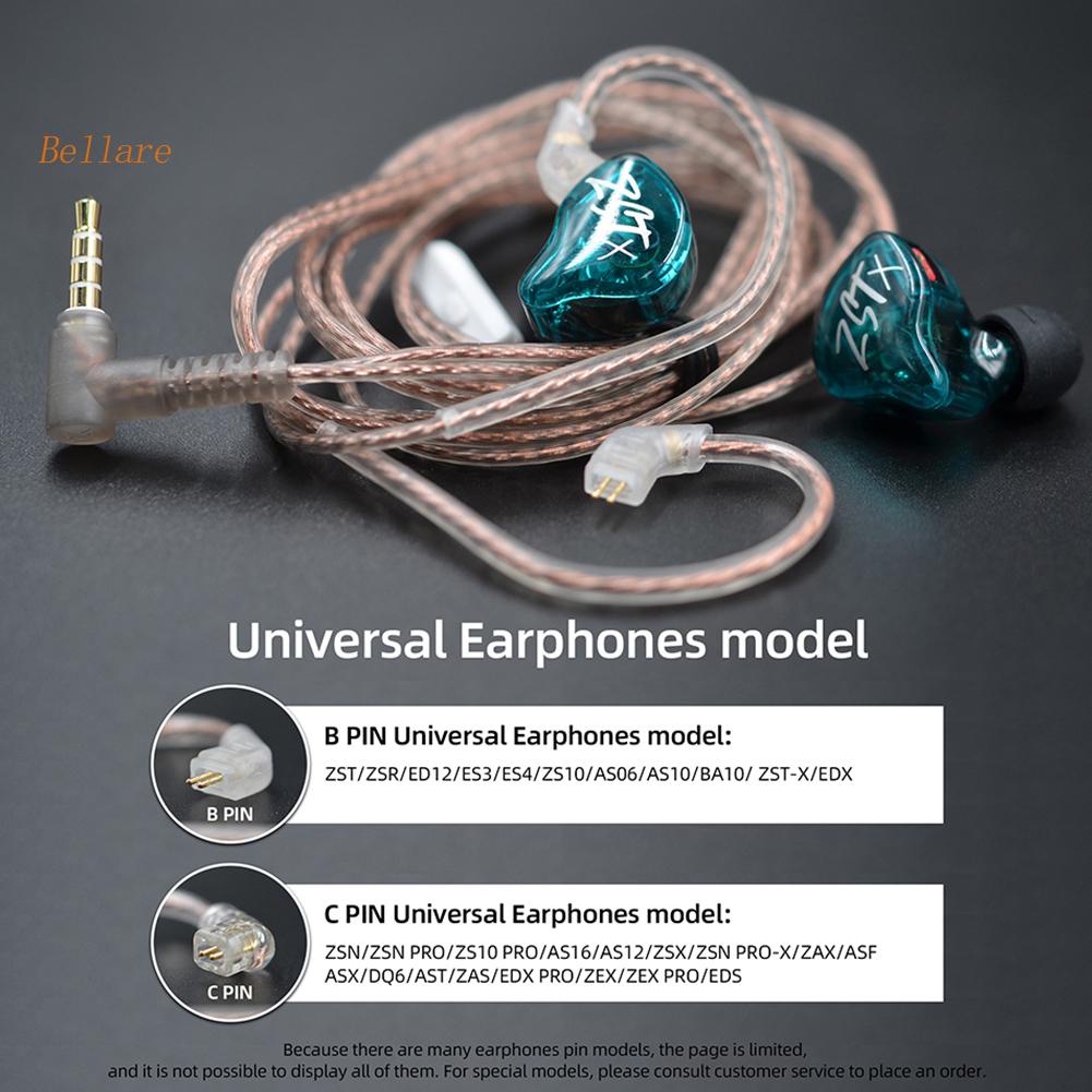 KZ Cable ZSN Pro Original Replaceble Wire With 3 5mm 2Pin 0 75mm 
