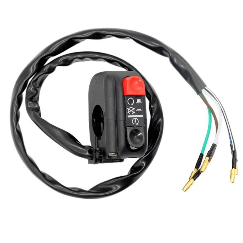 1pc Motorcycle Headlight Fog Light Switch Switches ON OFF 7/8in