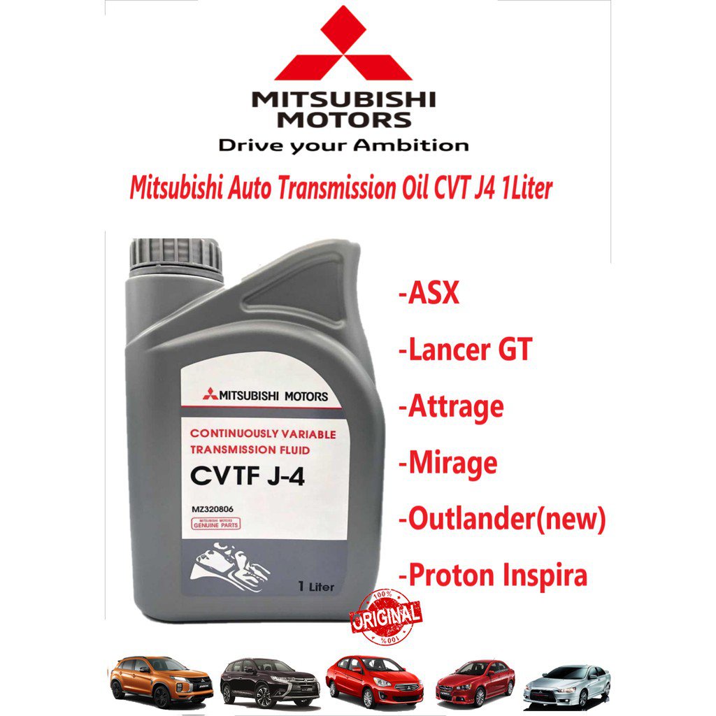 Mitsubishi ATF CVT J4 Auto Transmission Oil 1Liter Lancer GT/ASX