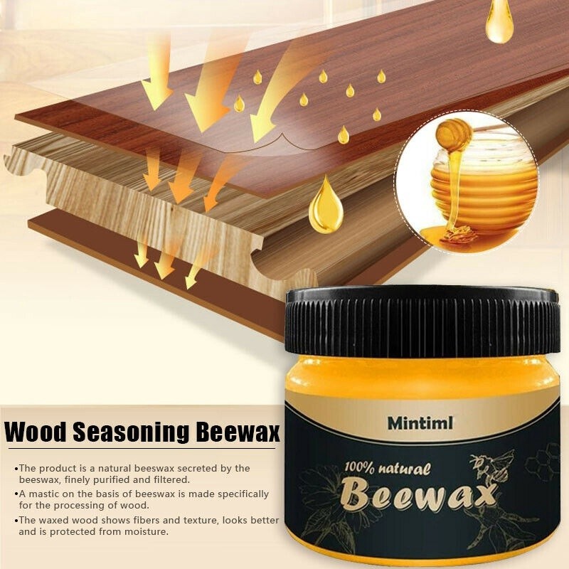 Original Authentic Natural Beeswax Wood Polish, Restoration and Leather  Care . | Shopee Philippines