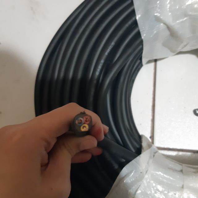 Royal Cord 3 Wires 14/3 2.0mmx3c Stranded Electrical Wire (Per Meter