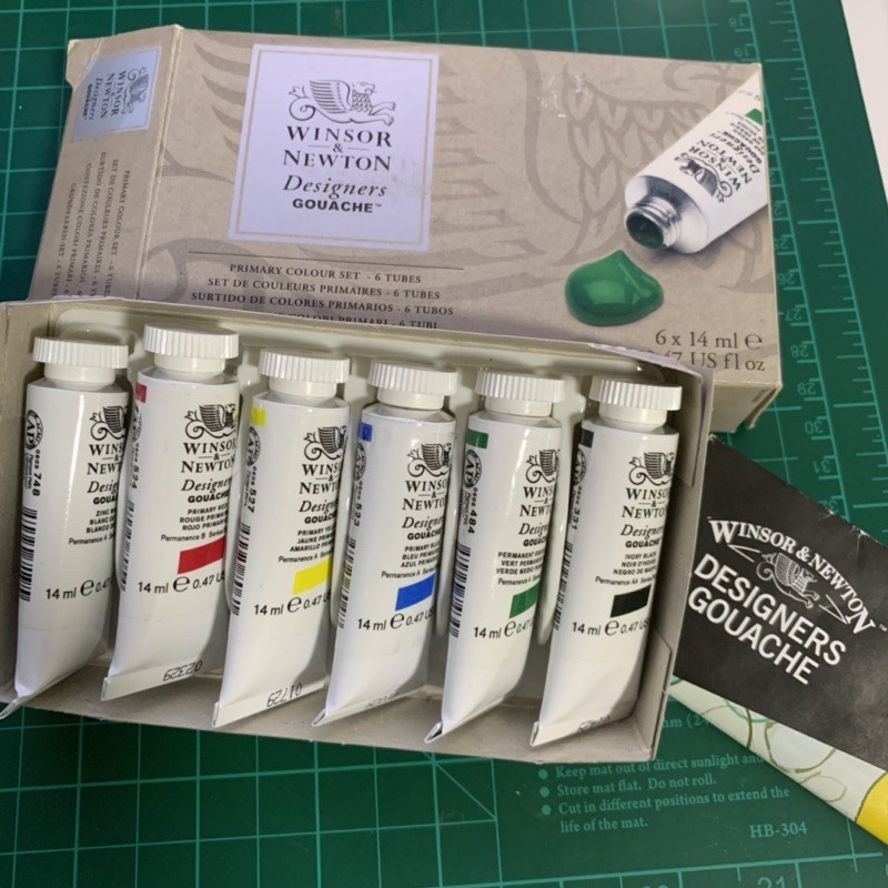 Winsor & Newton Designers Gouache Primary Color Set Shopee Philippines