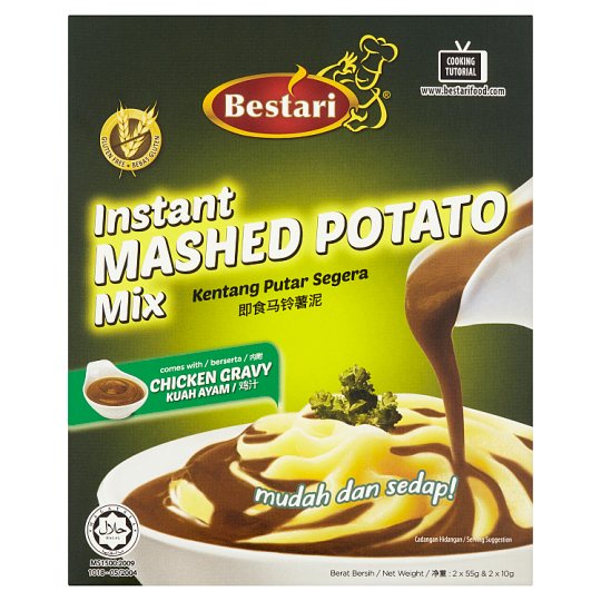 Bestari Instant Mashed Potato Mix with Black Pepper Chicken Gravy Shopee Philippines