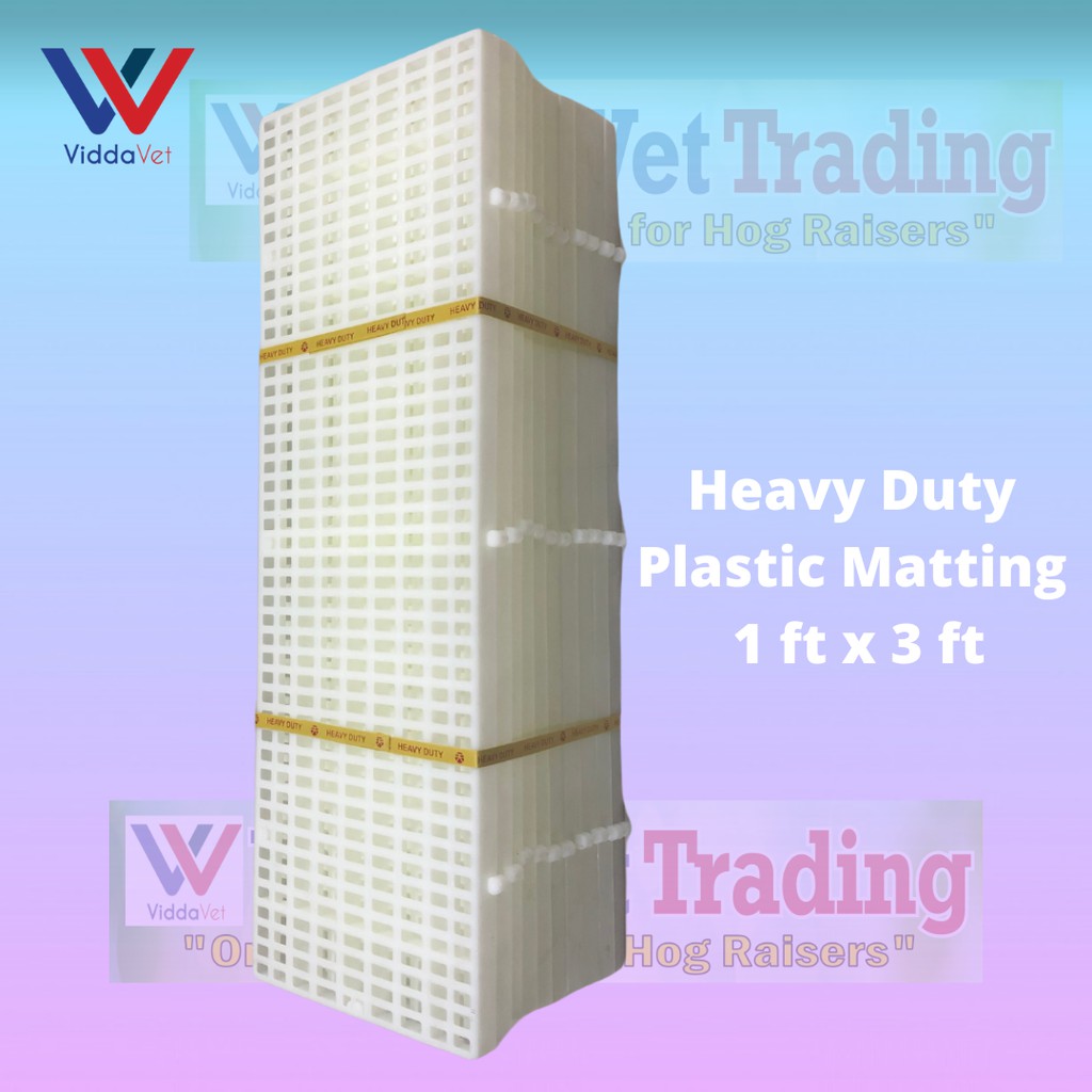 Plastic Matting 1ft x3 ft WHITE Heavy Duty High Density HDPE Virgin