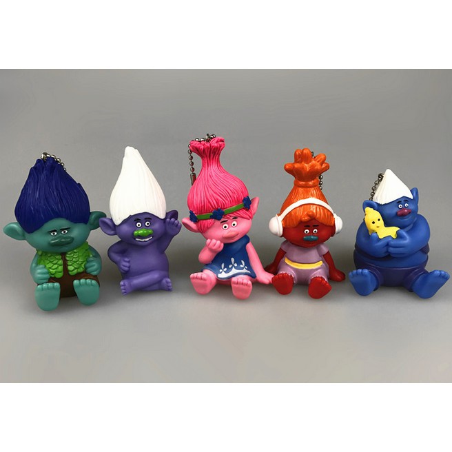 Magic Doll Trolls Doll Key Chain Cartoon Long Hair Doll Shopee