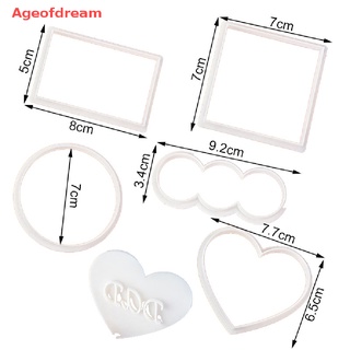 [Ageofdream] Happy Father's Day Design Cookie Cutter Best Dad Pattern 3D Fondant Buscuit Mold new #9
