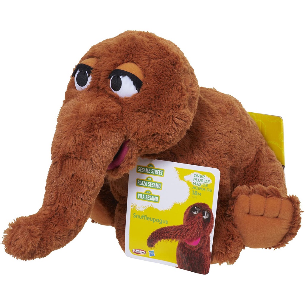 ORIGINAL HASBRO Sesame Street Snuffleupagus Jumbo Plush Toy Soft ...