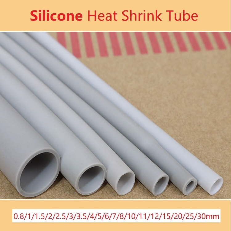 Yellow Flexible Silicone Heat Shrink Tube 200℃ 2500V Wire Cable Soft Sleeving 