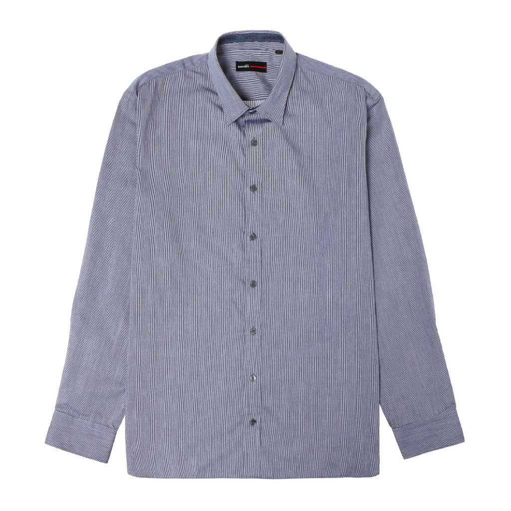 black pinstripe dress shirt