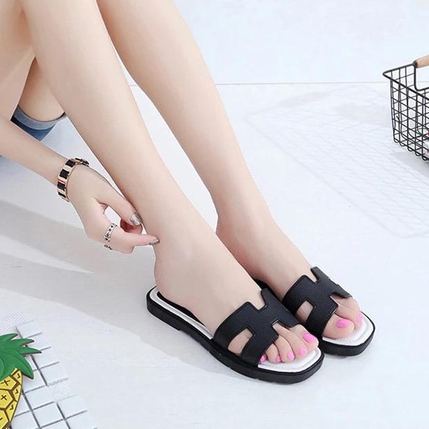 W&G 2019 NEW fashion tsinelas korean flats rubber sandals for women ...