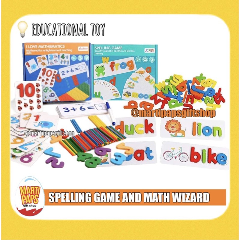 MATH WIZARD WOODEN EDUCATIONAL TOYS 