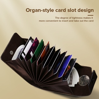 SMS Men Multi Position Card Holder Wallet PU Leather Purse CRedit ID Bank Card Bag #5