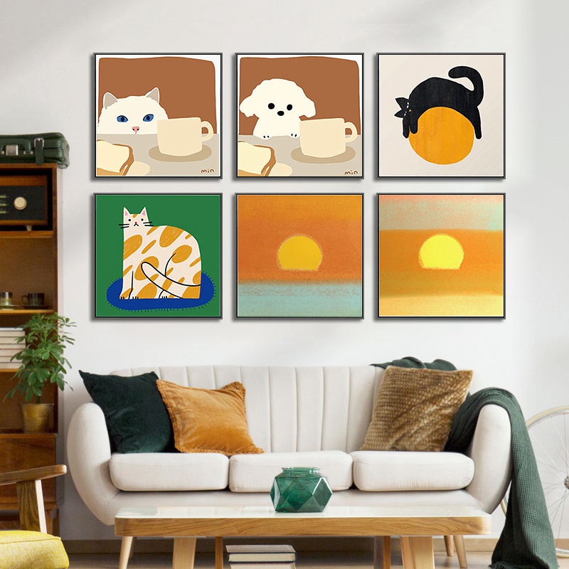 Healing Painting Core Wall Hanging Paintings Home Decoration Shopee