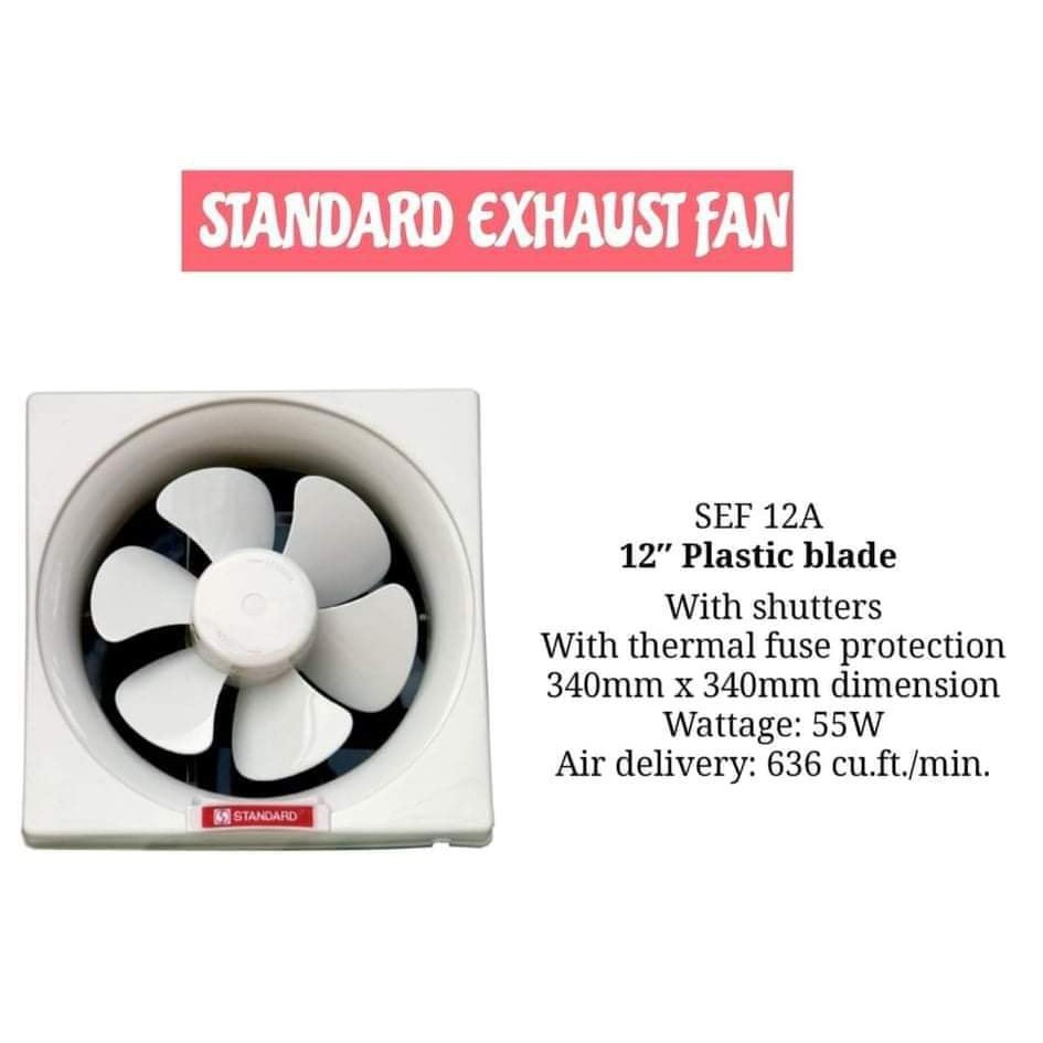 Standard Exhaust Fan 12" Shopee Philippines