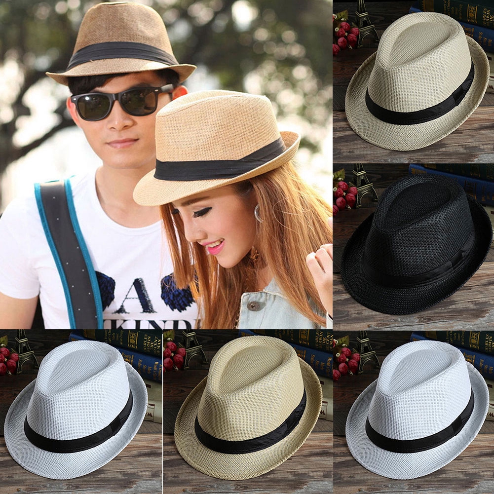 ladies trilby sun hat