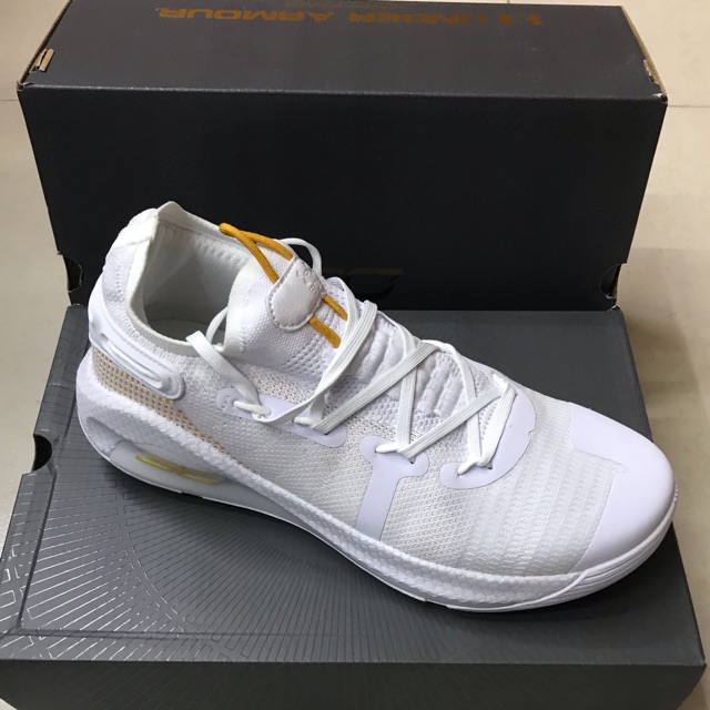 curry 6 white and gold