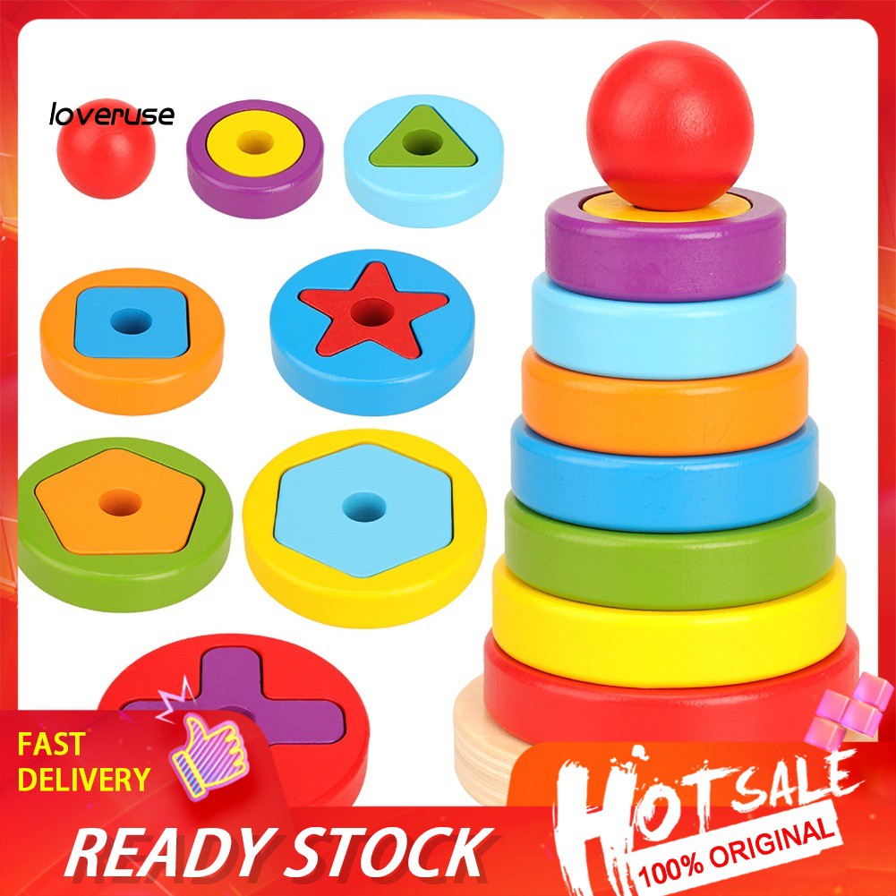 geometric stacking blocks