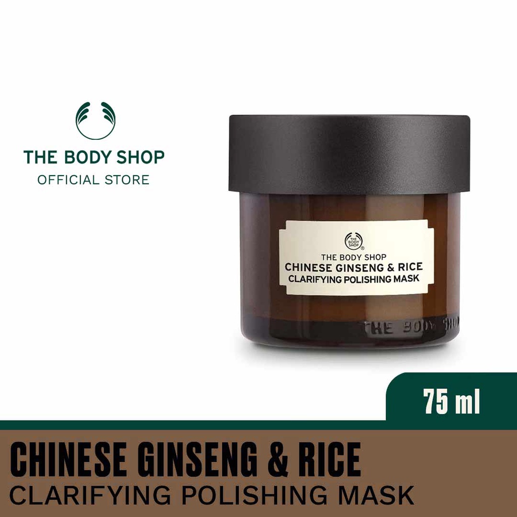 The Body Shop Chinese Ginseng & Rice Clarifying Polishing Mask (75ml