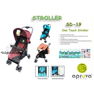 apruva twin stroller