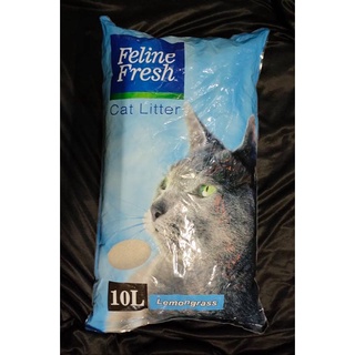10ltrs.feline fresh cat litter sand lemongrass flavor（hot） #1
