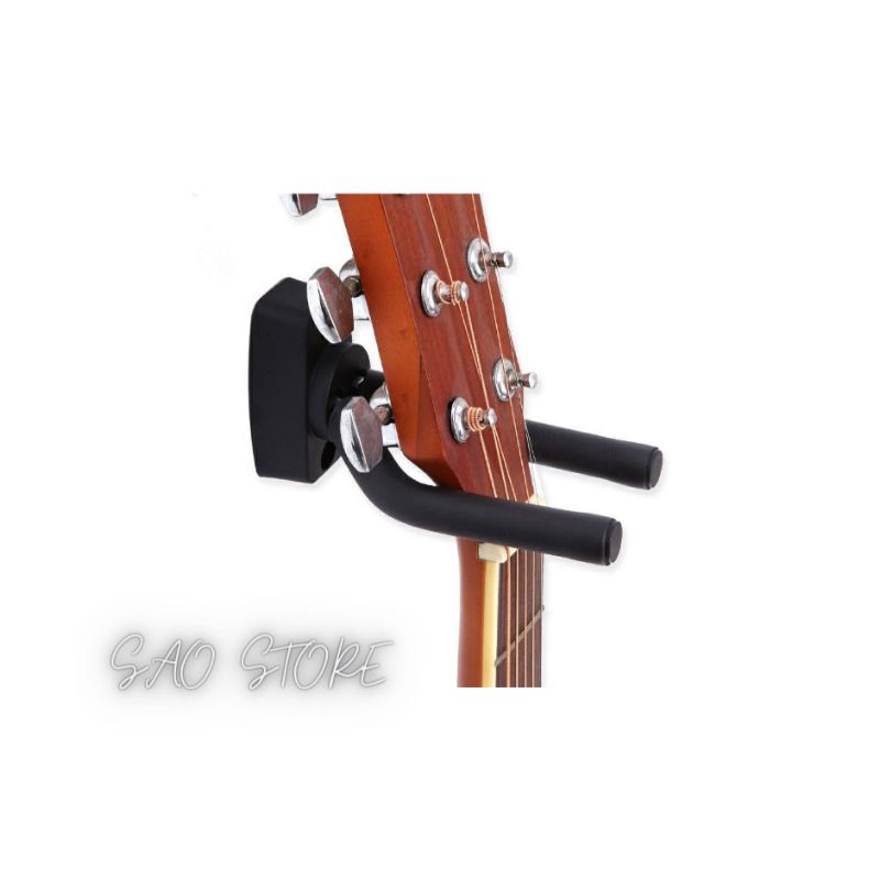 Guitar Hanger Stand Wall Mount Hook Holder Fit For Bass Ukulele And