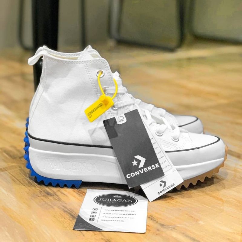converse run star hike jw anderson white