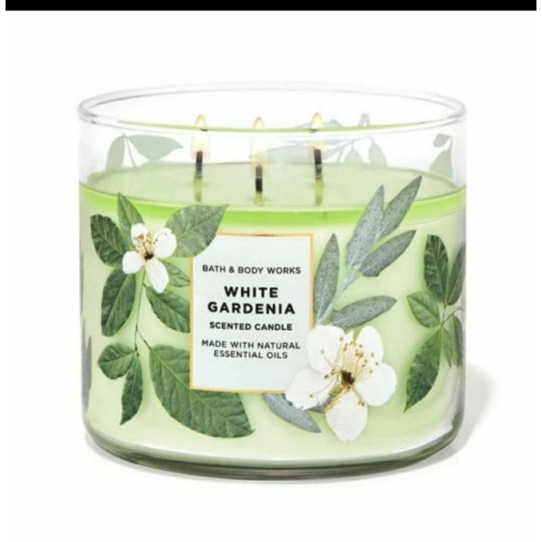 White Gardenia 3Wick Candle Bath & Body Works White Barn Shopee Philippines