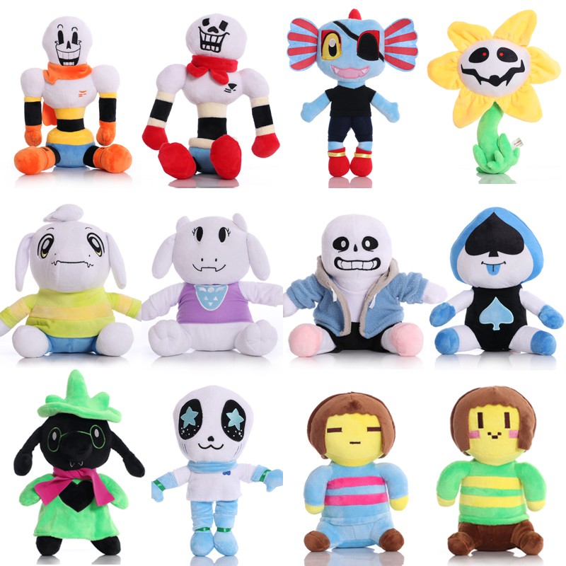 12 Styles Undertale Plush Toy Doll 20 30cm Undertale Sans Papyrus Frisk Chara Temmie Plush Stuffed Toys For Children Kids Gifts Shopee Philippines - undertale chara plush toy roblox