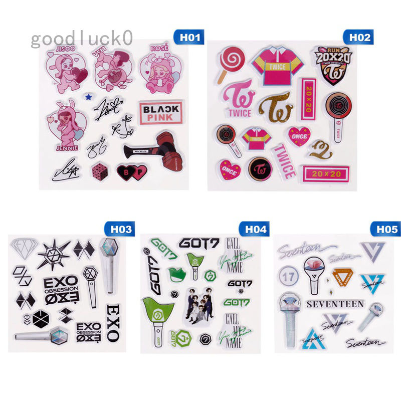 kpop twice exo got7 seventeen blackpink diy bubble