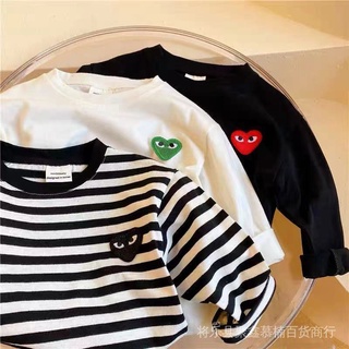 Children Cotton Japanese Style Long-Sleeved T-Shirt Korean Version Bottoming Shirt Spring Autumn Baby Street