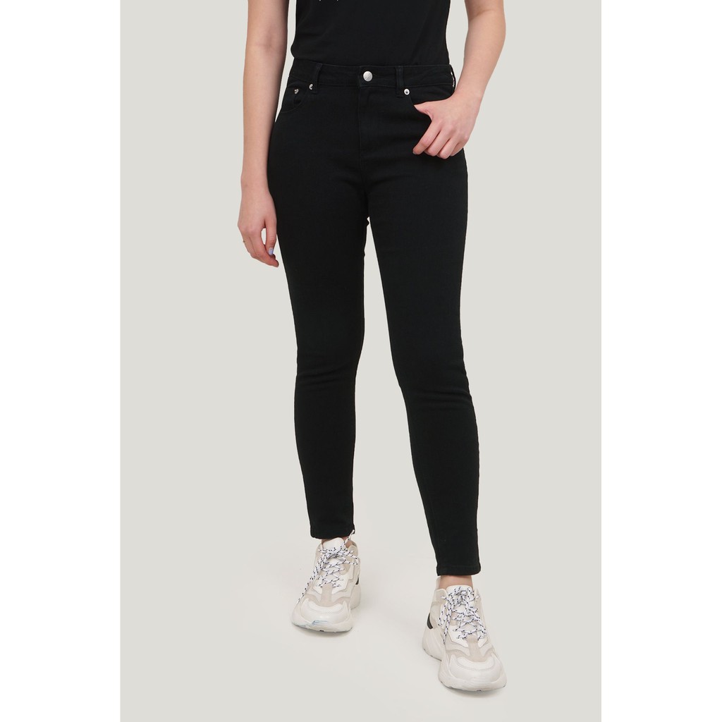 mid waist skinny fit jeans