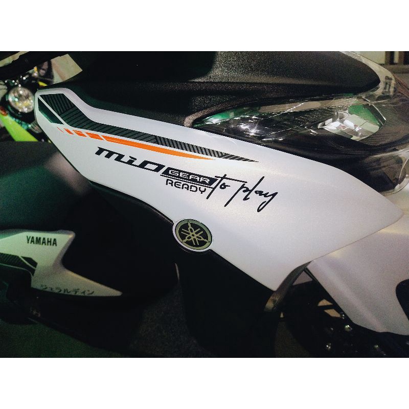 Mio Gear Ready to Play Sticker/ Decals High Quality Waterproof Shopee